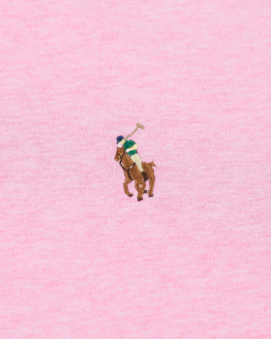 Homme | Polos | Polo Ralph Lauren | Custom Slim Fit Interlock Polo Hampton Pink Heather