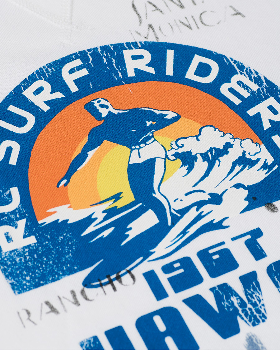 Homme | Pulls Et Tricots | Polo Ralph Lauren | Surf Riders Crew Neck Sweatshirt White