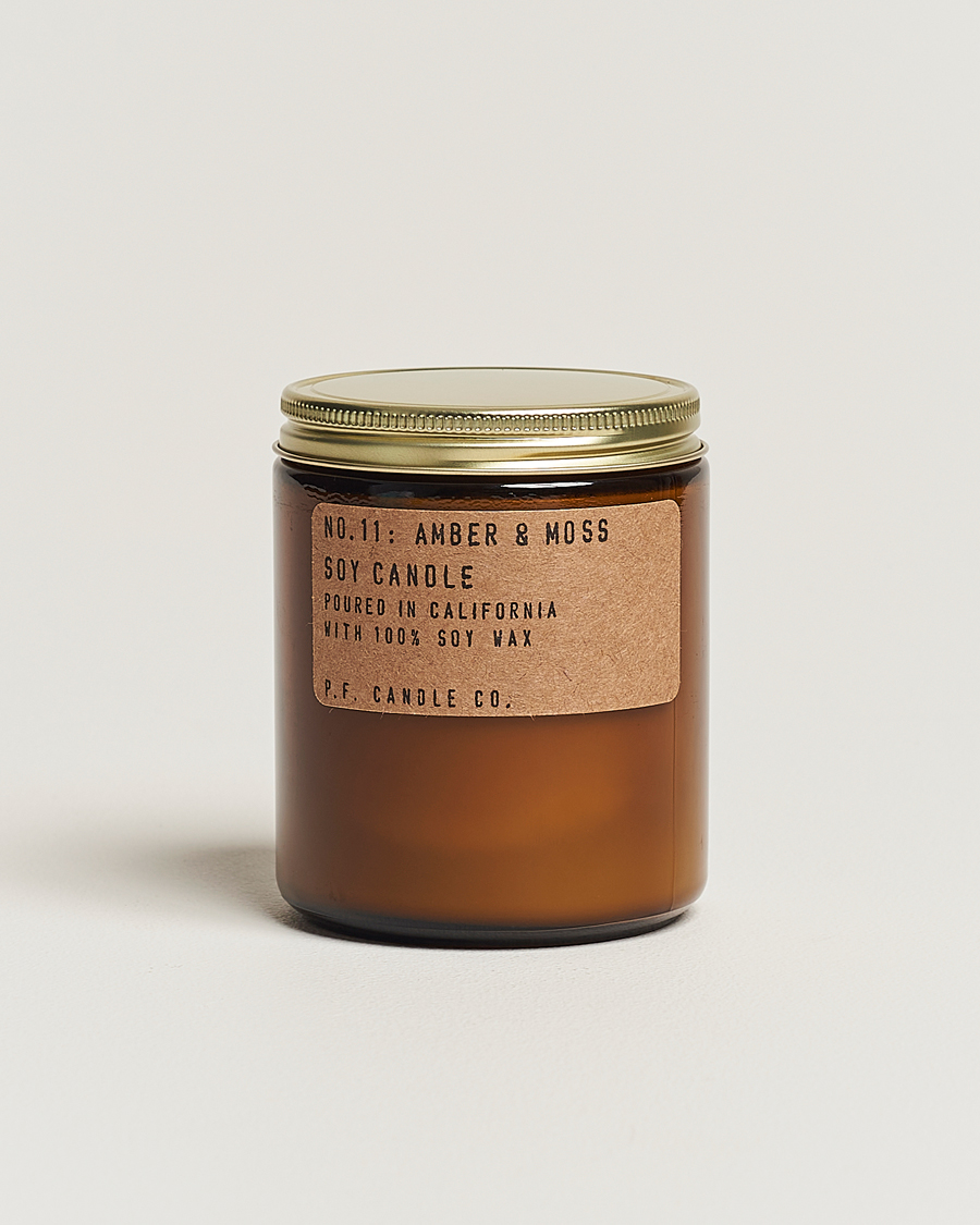 Homme | Bougies Parfumées | P.F. Candle Co. | Soy Candle No. 11 Amber & Moss 204g