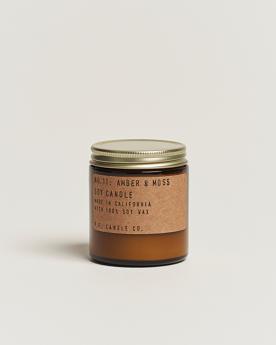 Homme | Bougies Parfumées | P.F. Candle Co. | Soy Candle No. 11 Amber & Moss 99g