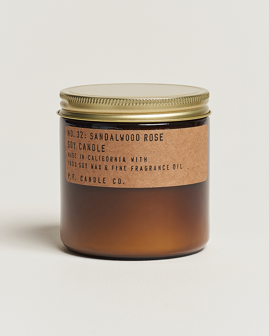 Heren | Geurkaarsen | P.F. Candle Co. | Soy Candle No. 32 Sandalwood Rose 354g