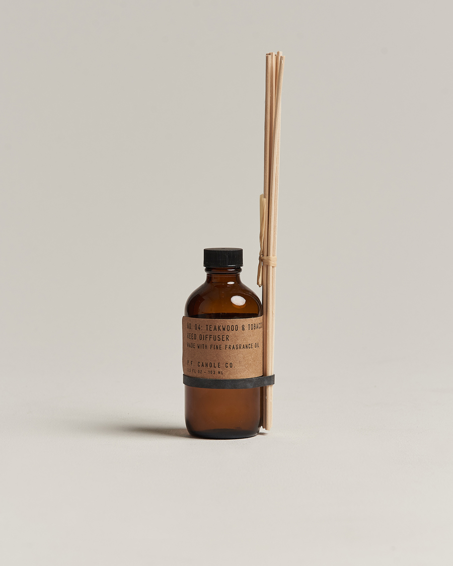 Homme | Pour La Maison | P.F. Candle Co. | Reed Diffuser No. 4 Teakwood & Tobacco 103ml