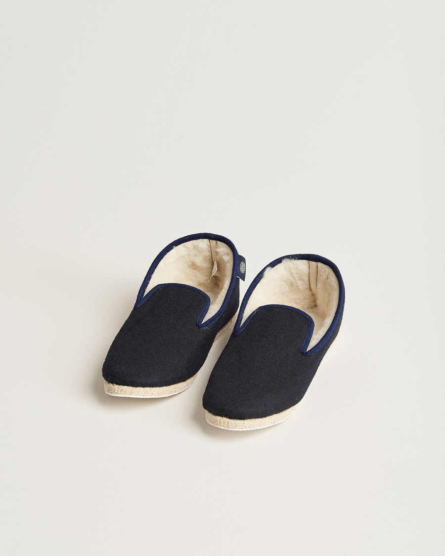 Heren | Armor-lux Maoutig Home Slippers Navy | Armor-lux | Maoutig Home Slippers Navy
