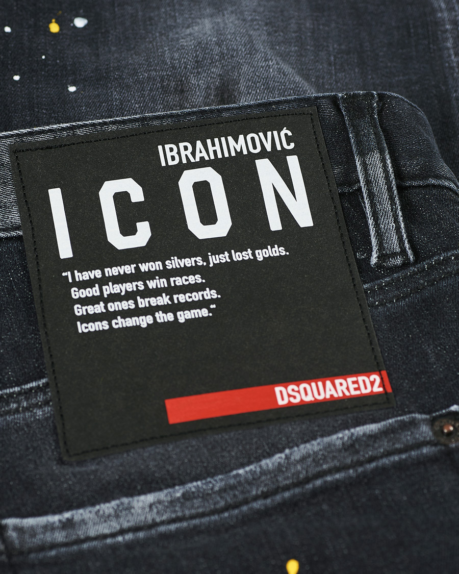 Homme | Jeans | Dsquared2 | X Ibrahimovic Cool Guy Fit Jeans Black