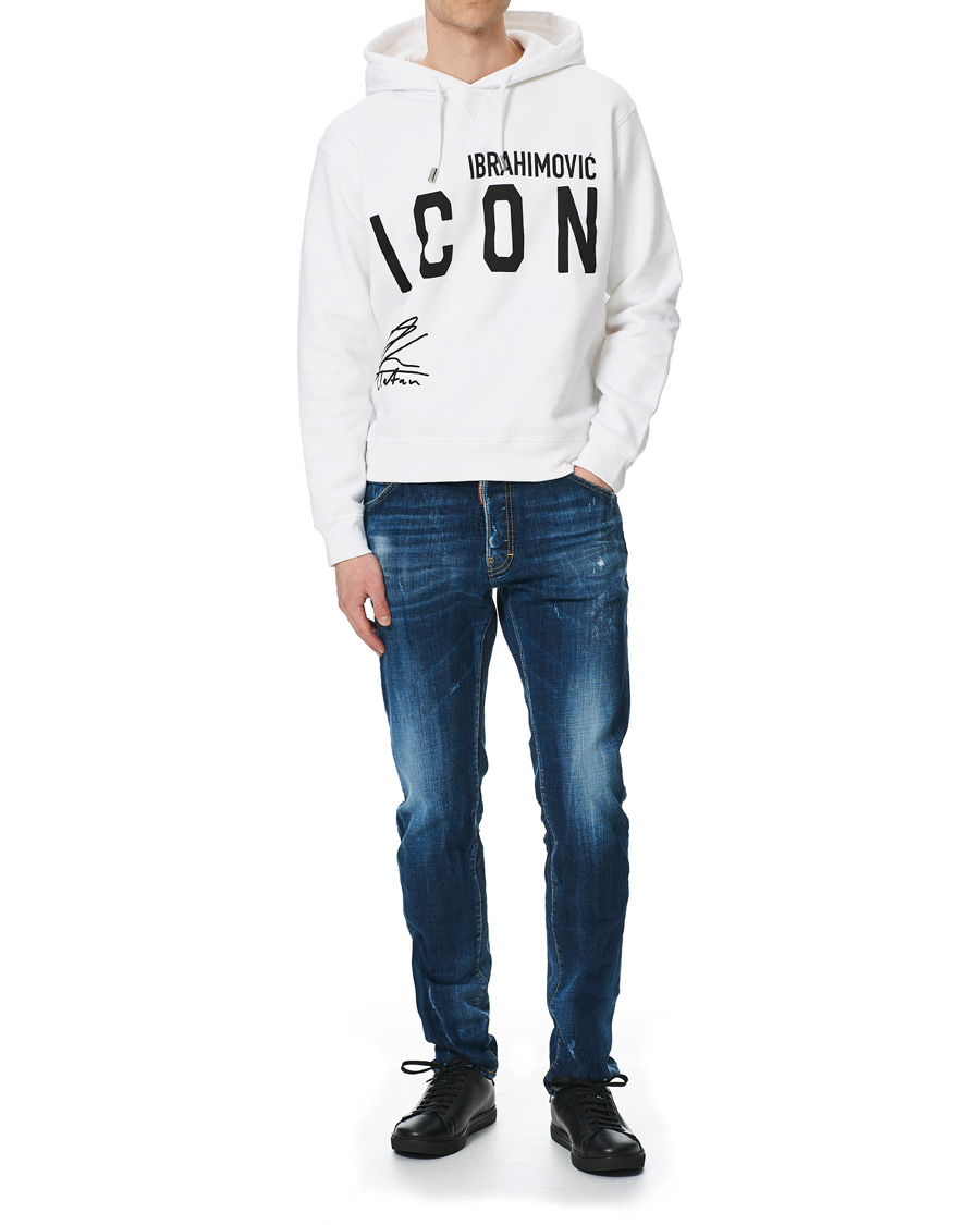 Homme | Pulls Et Tricots | Dsquared2 | X Ibrahimovic Icon Sign Hoodie White L