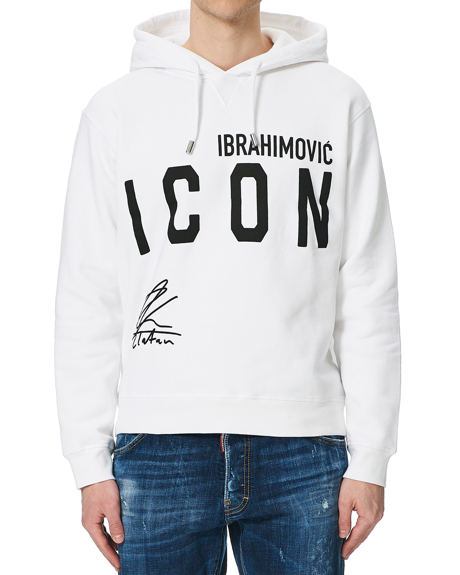 Homme | Pulls Et Tricots | Dsquared2 | X Ibrahimovic Icon Sign Hoodie White L
