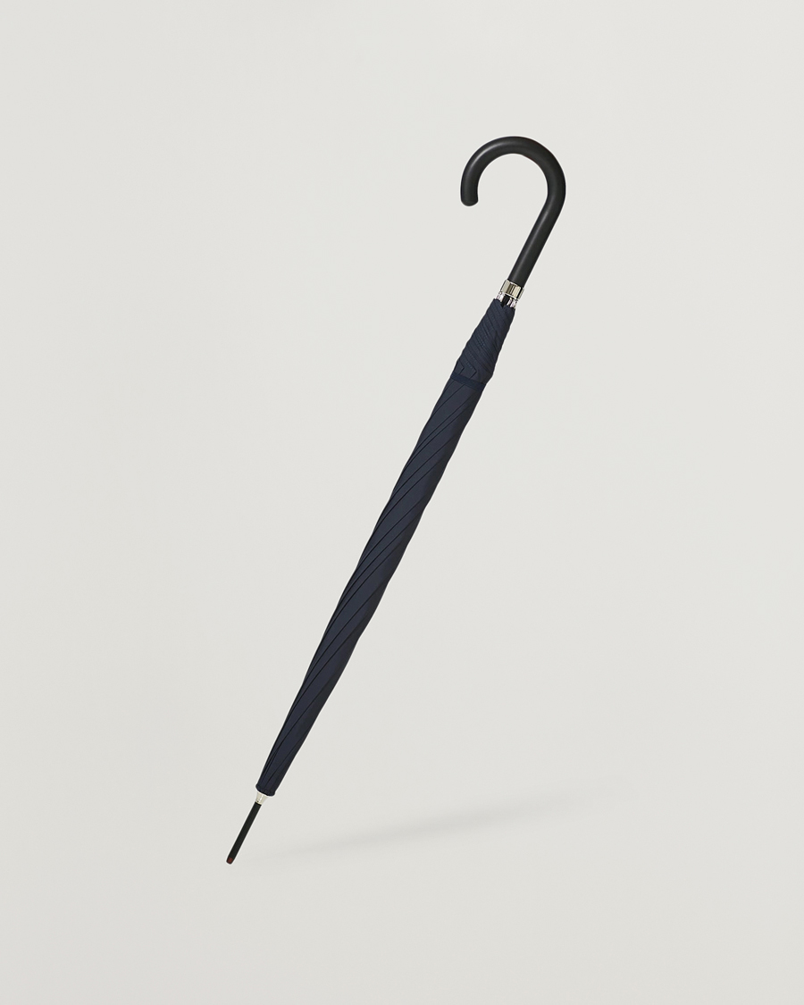 Homme | Parapluies | Fox Umbrellas | Hardwood Automatic Umbrella Navy