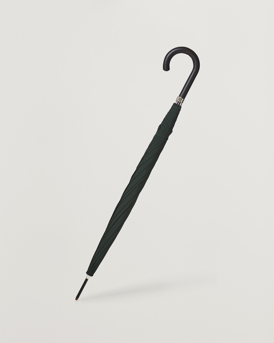 Homme | Parapluies | Fox Umbrellas | Hardwood Automatic Umbrella Racing Green