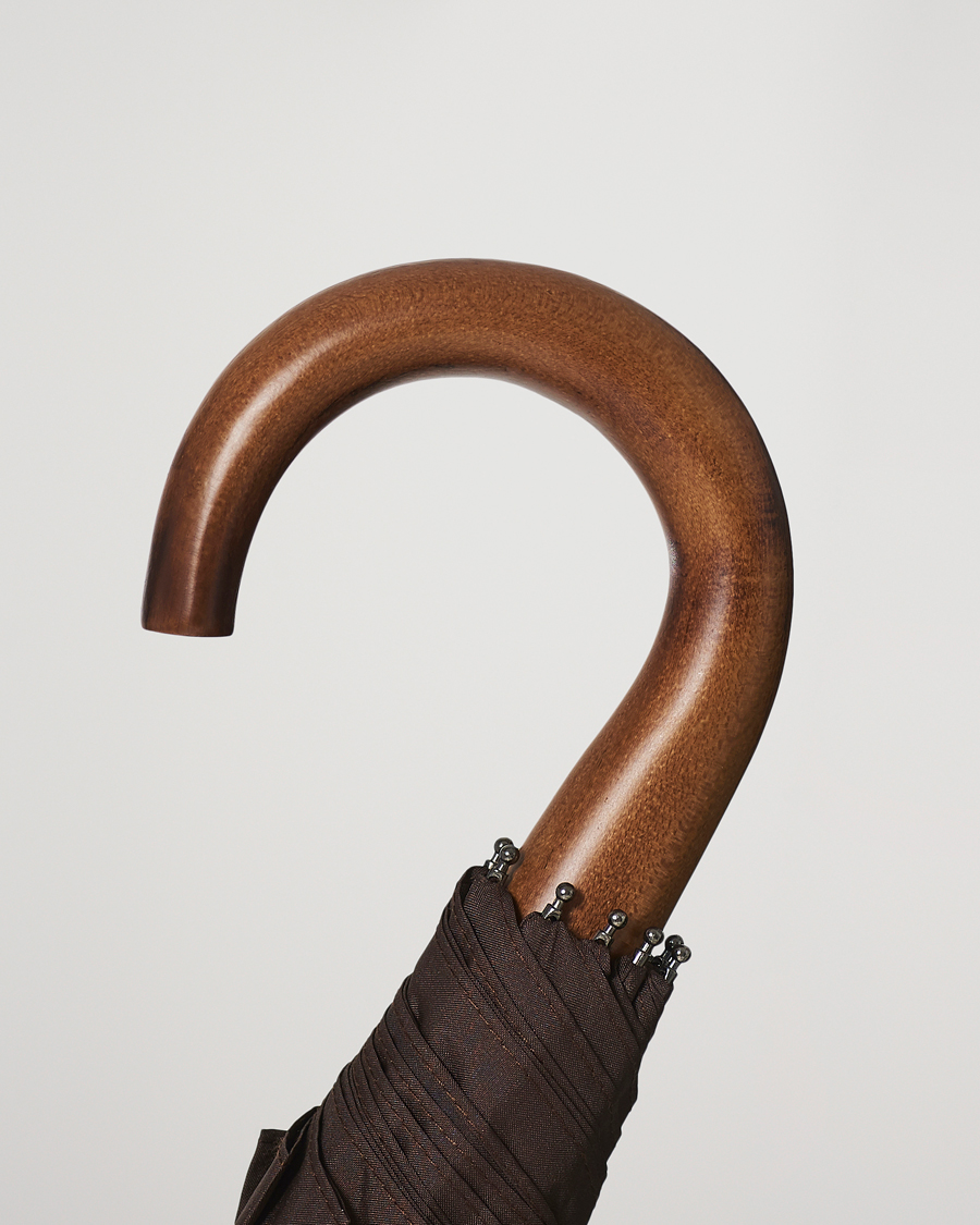 Heren | Paraplu's | Fox Umbrellas | Telescopic Umbrella Brown