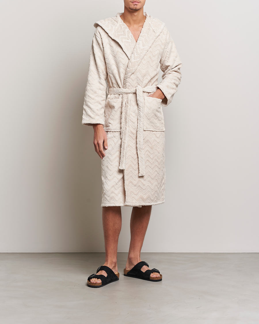 Homme | | Missoni Home | Rex Bathrobe Cream