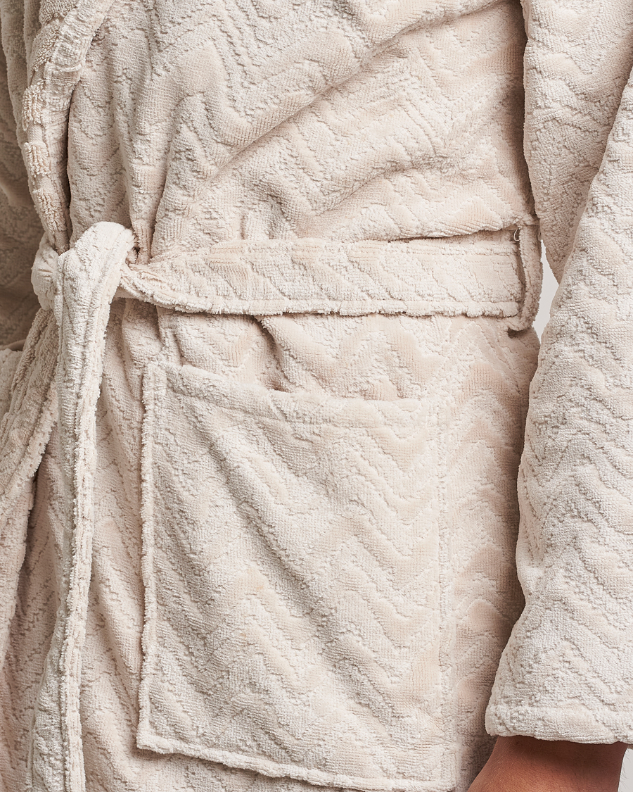 Homme | | Missoni Home | Rex Bathrobe Cream