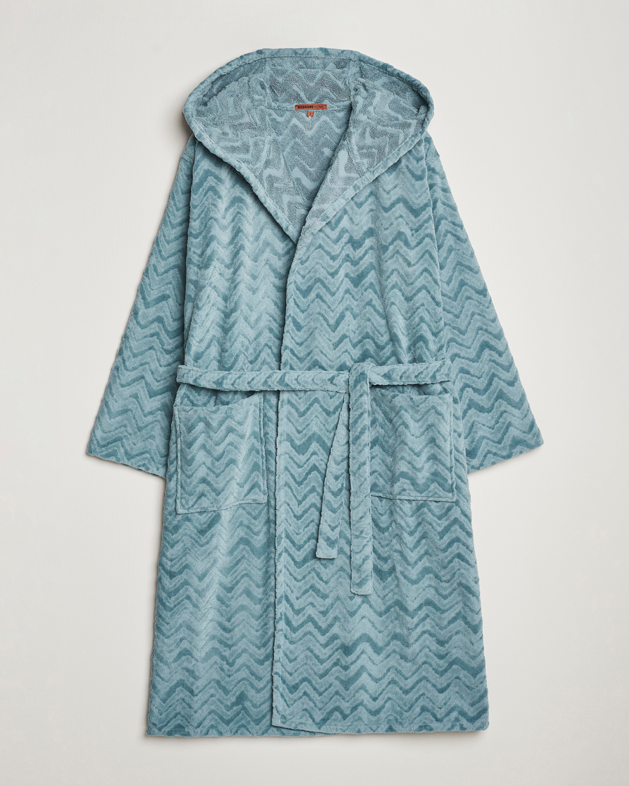 Homme | Peignoirs Et Pyjamas | Missoni Home | Rex Bathrobe Light Blue
