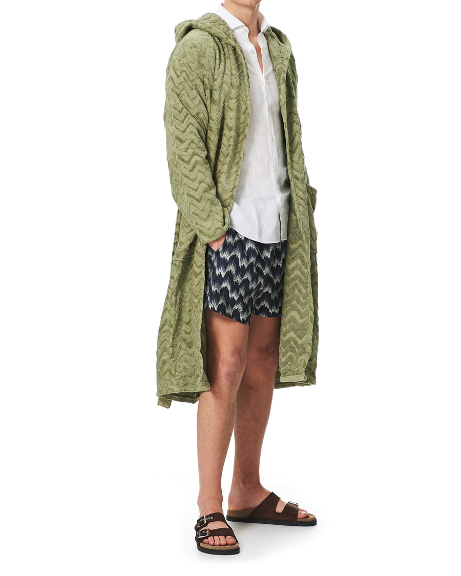 Heren | Pyjama's en gewaden | Missoni Home | Rex Bathrobe Green