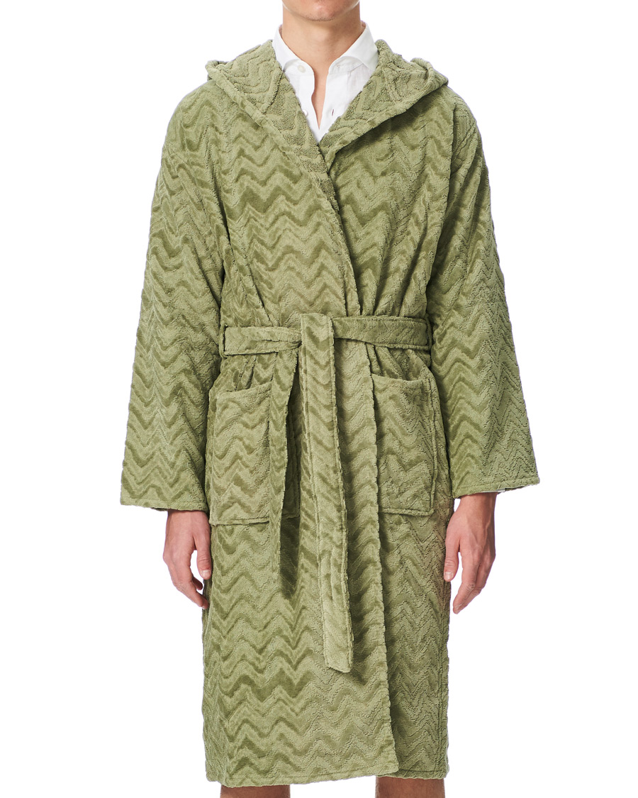 Heren | Pyjama's en gewaden | Missoni Home | Rex Bathrobe Green