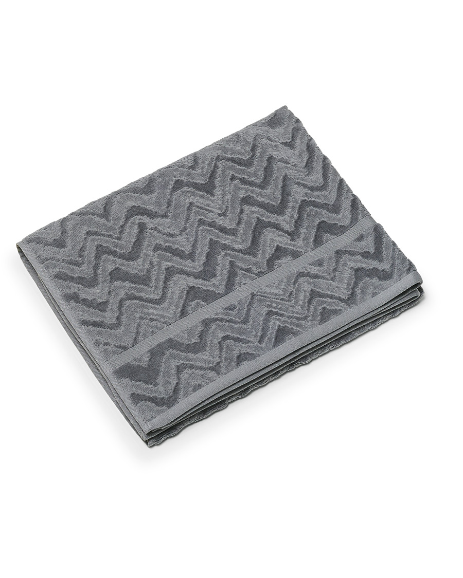 Homme | Missoni Home Rex Bath Towel 70x115cm Grey | Missoni Home | Rex Bath Towel 70x115cm Grey