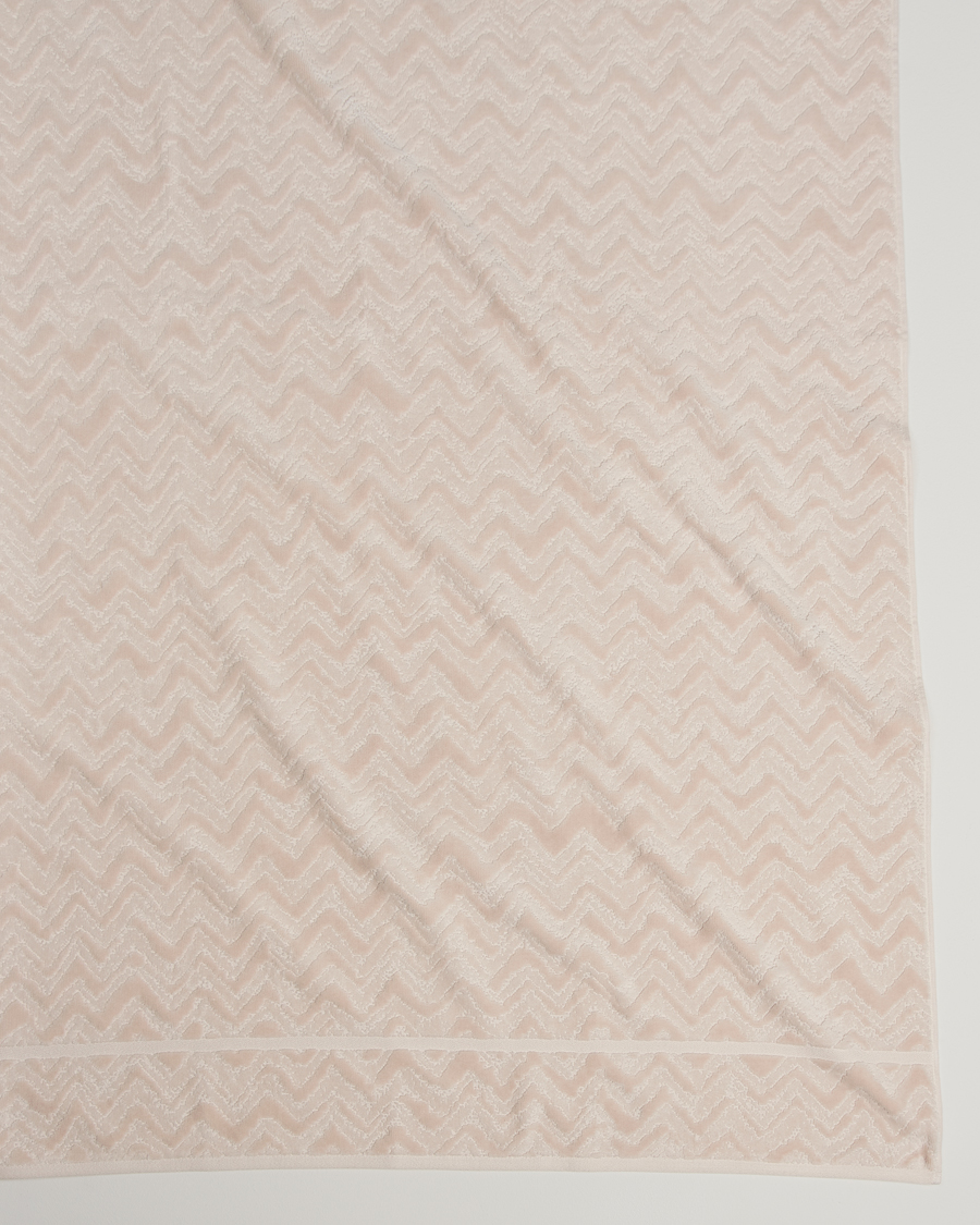 Homme | Missoni Home Rex Bath Sheet 100x150cm Cream | Missoni Home | Rex Bath Sheet 100x150cm Cream