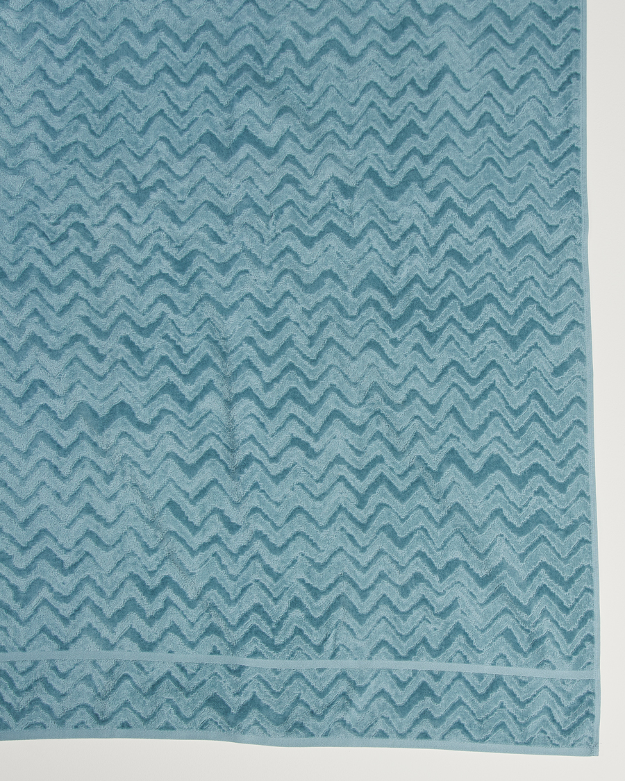 Homme | Missoni Home Rex Bath Sheet 100x150 cm Light Blue | Missoni Home | Rex Bath Sheet 100x150 cm Light Blue
