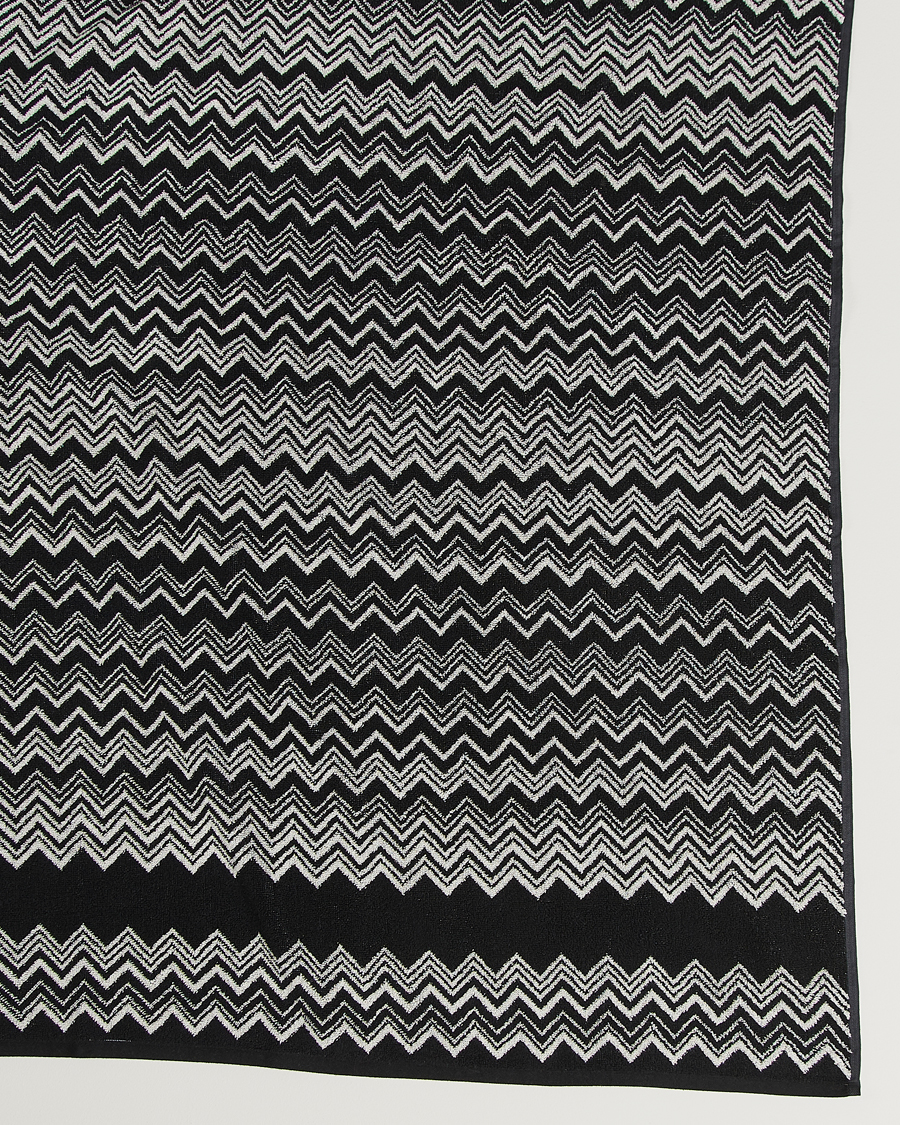 Homme | | Missoni Home | Keith Bath Sheet 100x150 cm Black/White