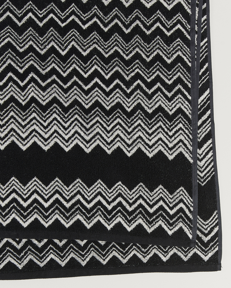 Homme | | Missoni Home | Keith Bath Sheet 100x150 cm Black/White