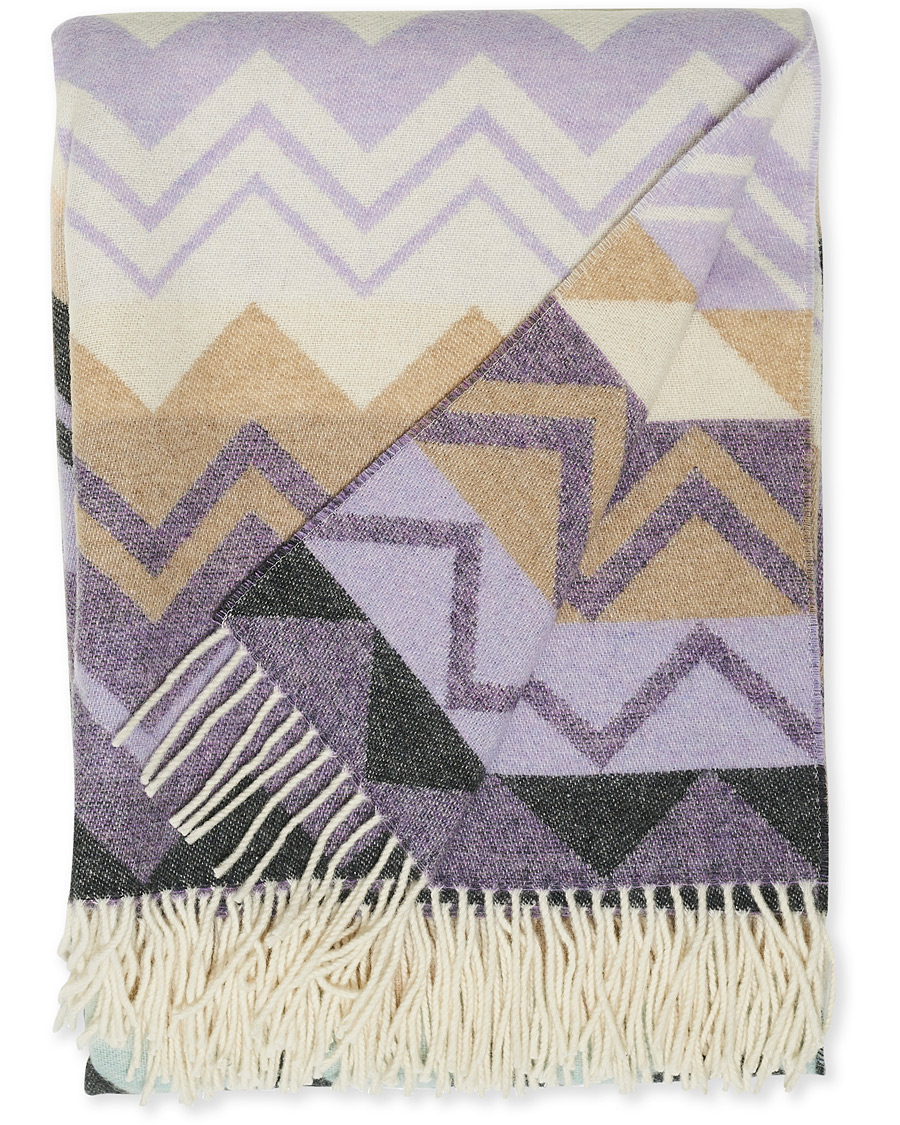 Homme | | Missoni Home | Yvo Zig Zag Wool Throw Multicolor
