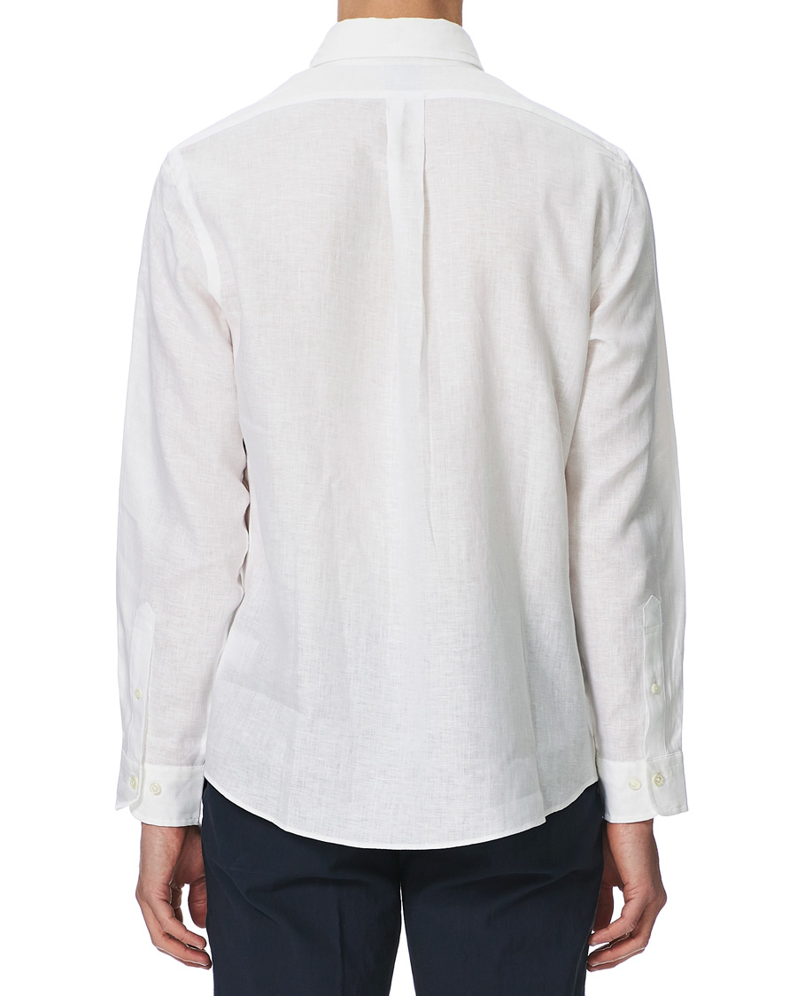 Heren | Overhemden | Brooks Brothers | Regent Fit Linen Sport Shirt White