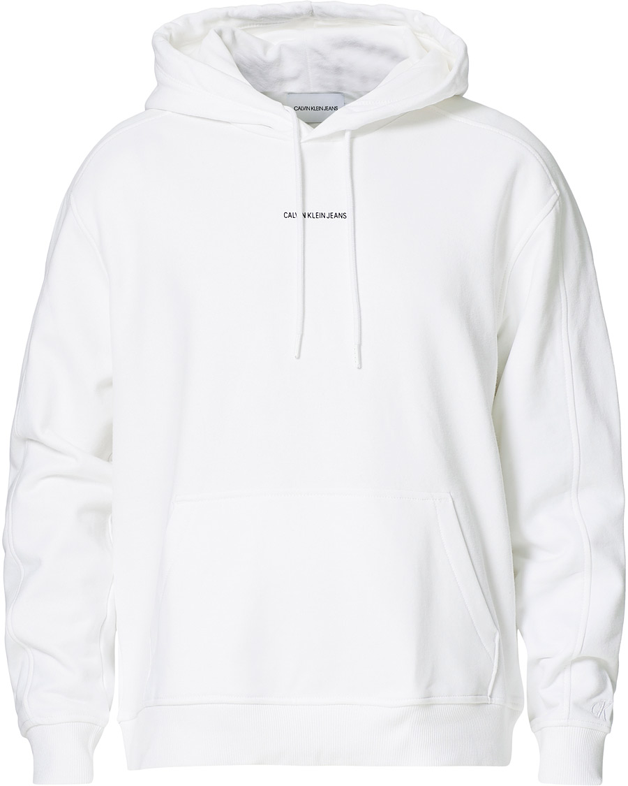 Homme | Pulls Et Tricots | Calvin Klein Jeans | Micro Branding Hoodie Bright White