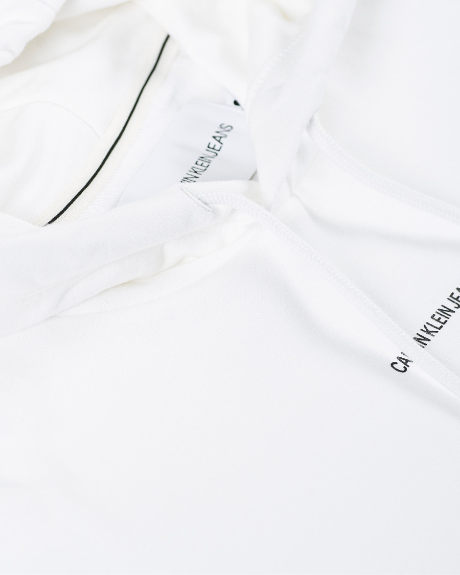 Homme | Pulls Et Tricots | Calvin Klein Jeans | Micro Branding Hoodie Bright White