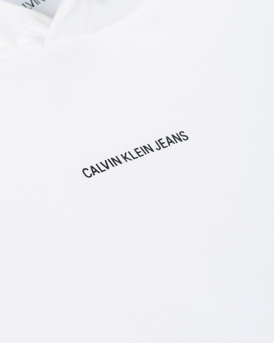 Homme | Pulls Et Tricots | Calvin Klein Jeans | Micro Branding Hoodie Bright White