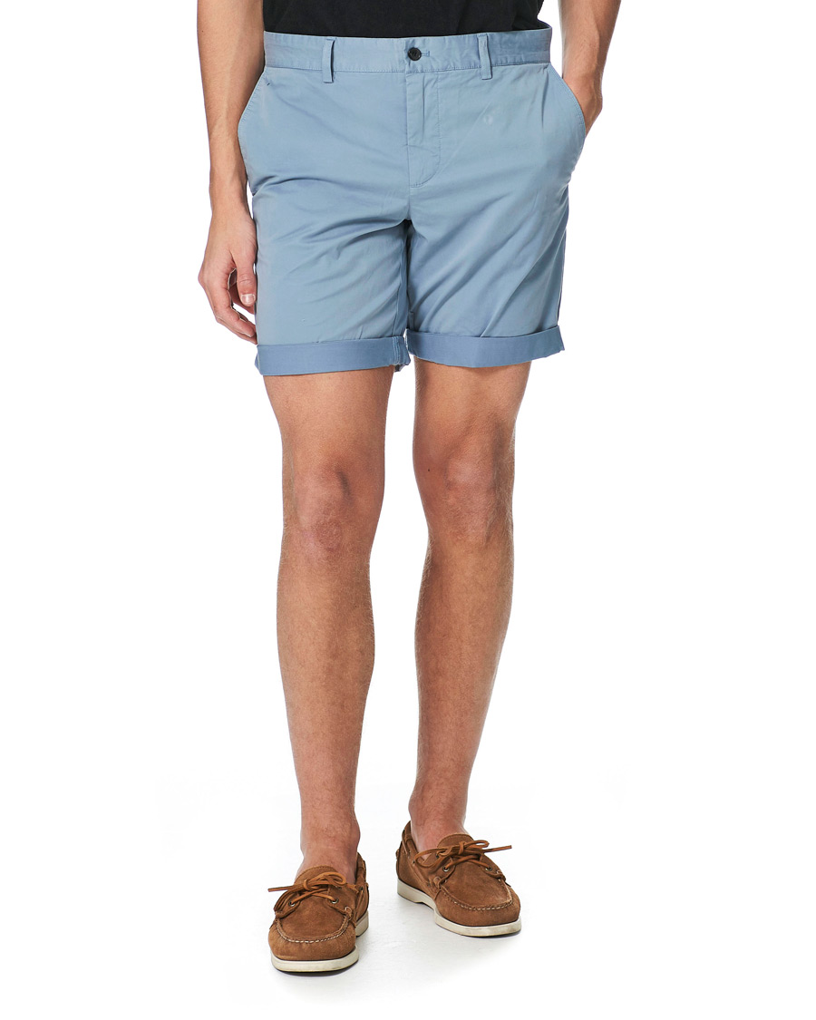 Homme | Shorts | J.Lindeberg | Nathan Super Satin Shorts Steel Blue