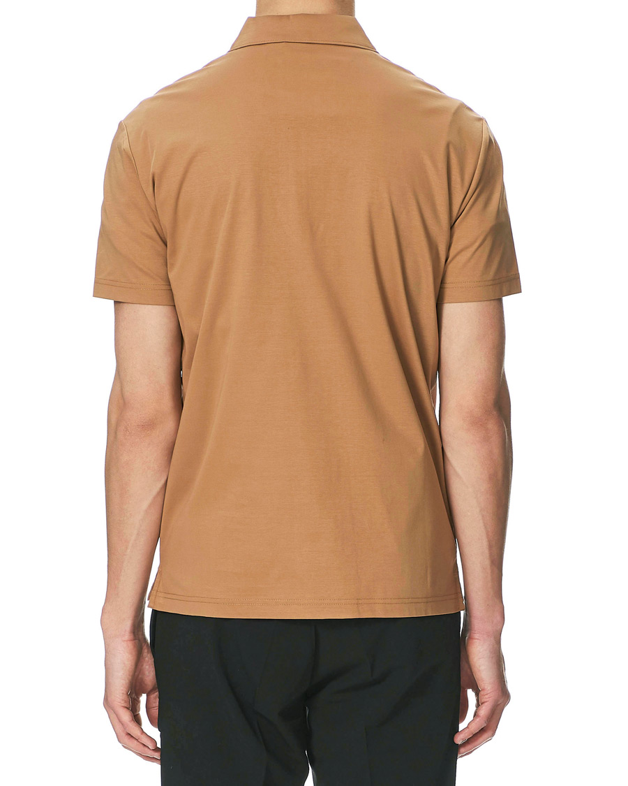 Homme | Polos | Tiger of Sweden | Laron Half Zip Polo Brown