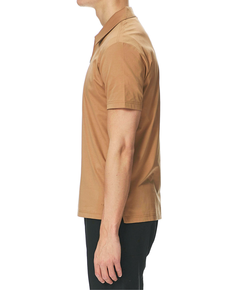 Homme | Polos | Tiger of Sweden | Laron Half Zip Polo Brown