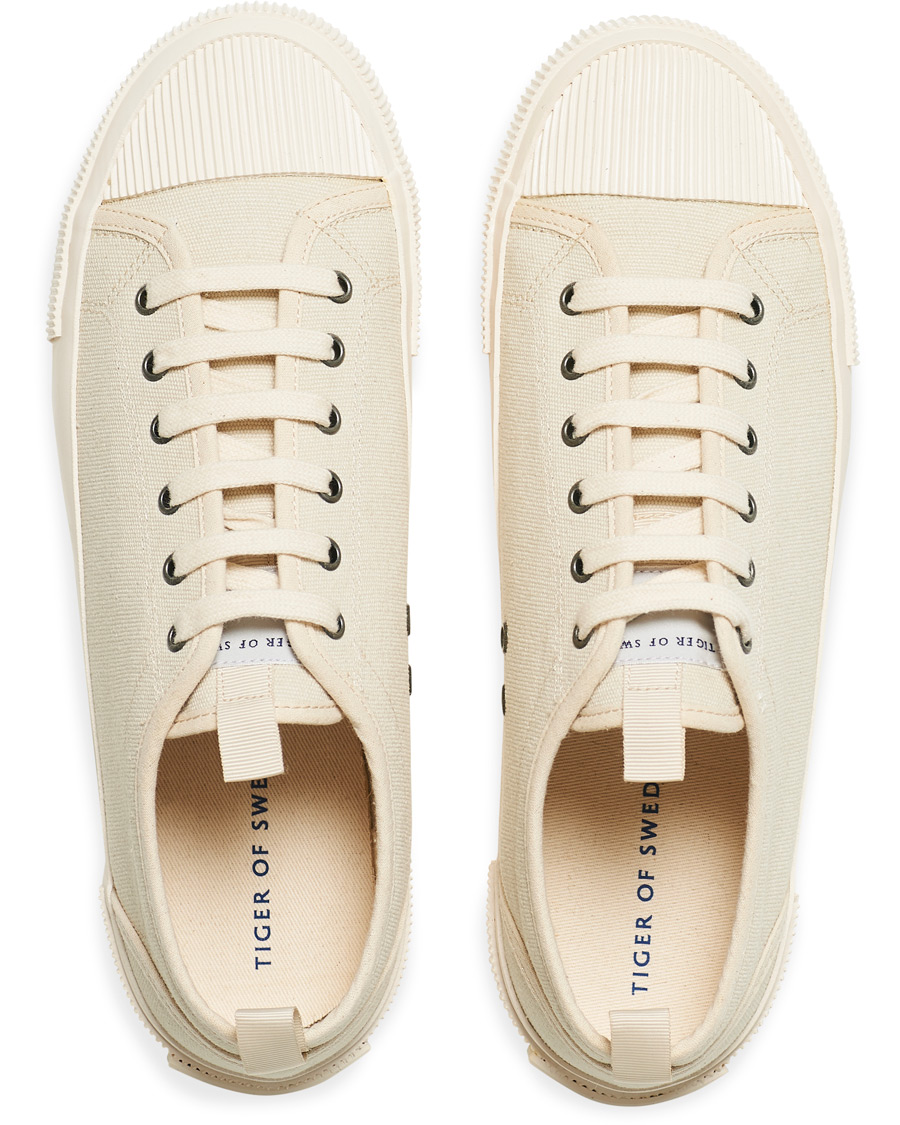 Heren | Tiger of Sweden Solent Canvas Sneaker Off White | Tiger of Sweden | Solent Canvas Sneaker Off White