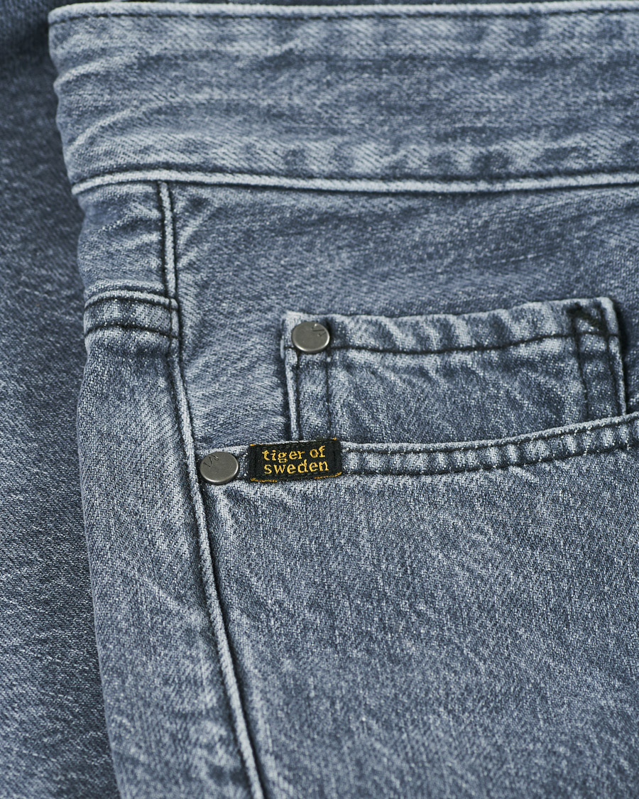 Heren | Korte broek | Tiger of Sweden | Jin Stretch Denim Shorts Black