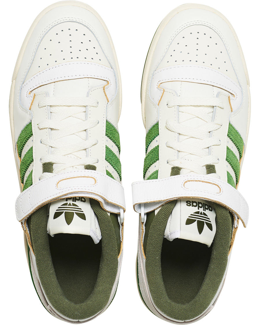 Homme | adidas Originals Forum 84 Low Sneaker White/Green | adidas Originals | Forum 84 Low Sneaker White/Green