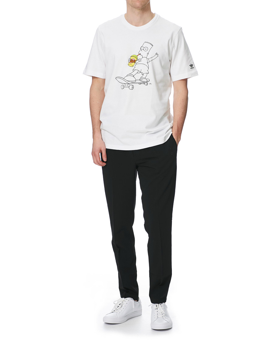 Homme | T-shirts | adidas Originals | The Simpsons Crew Neck Tee White