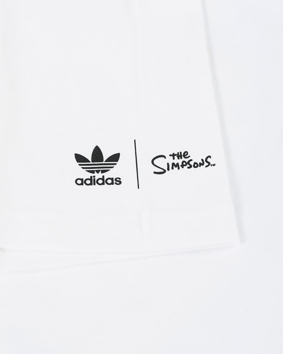 Homme | T-shirts | adidas Originals | The Simpsons Crew Neck Tee White