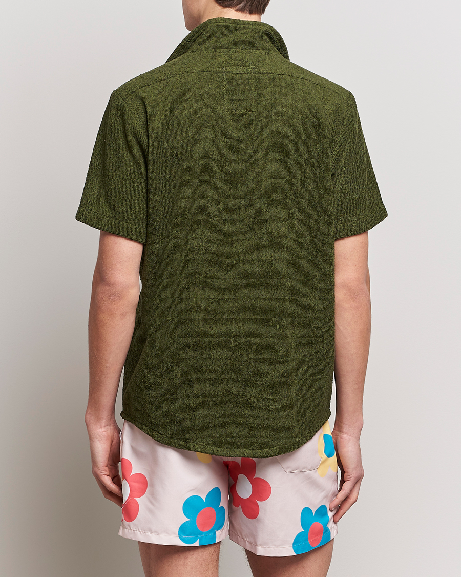 Heren | Overhemden | OAS | Terry Cuba Short Sleeve Shirt Army