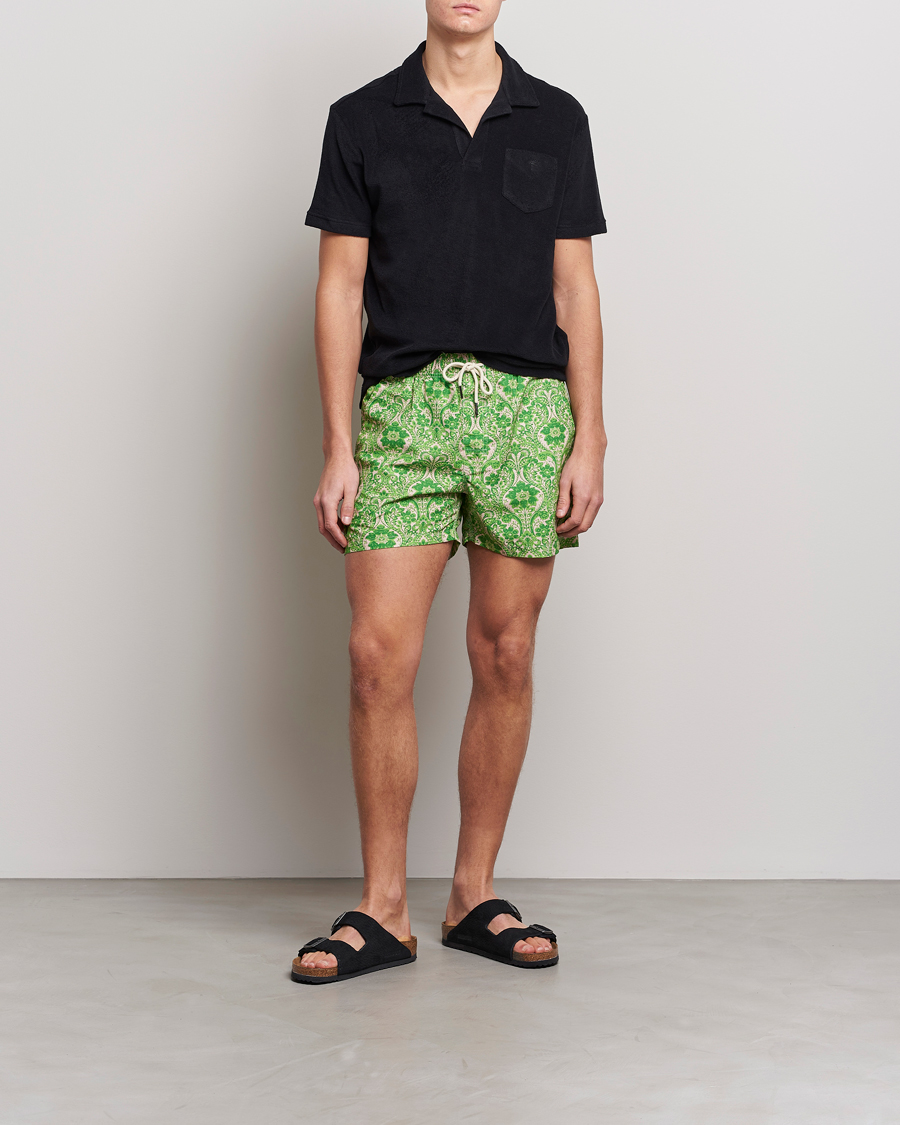 Homme | Polos | OAS | Short Sleeve Terry Polo Black