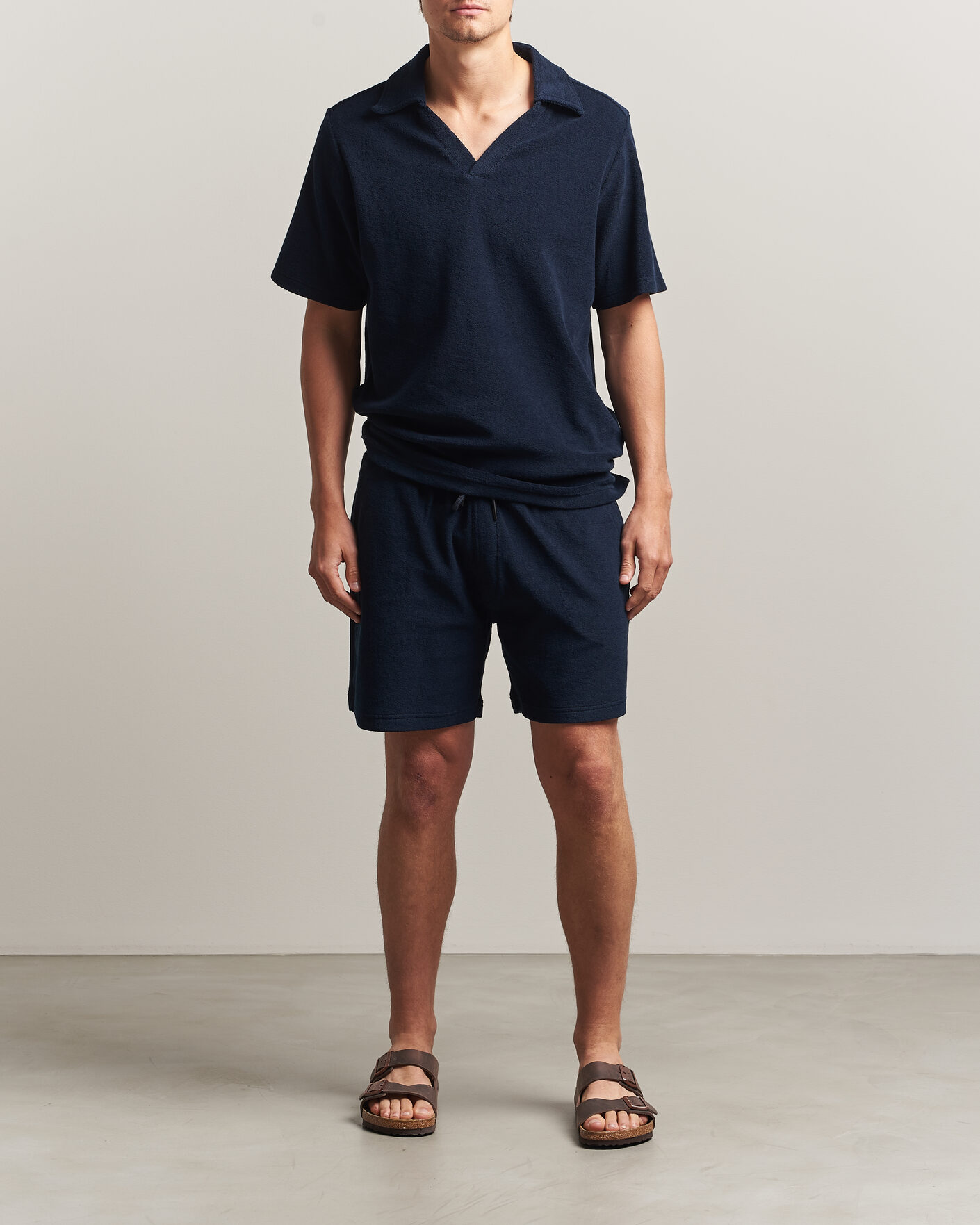 Heren | Korte broek | OAS | Terry Shorts Navy