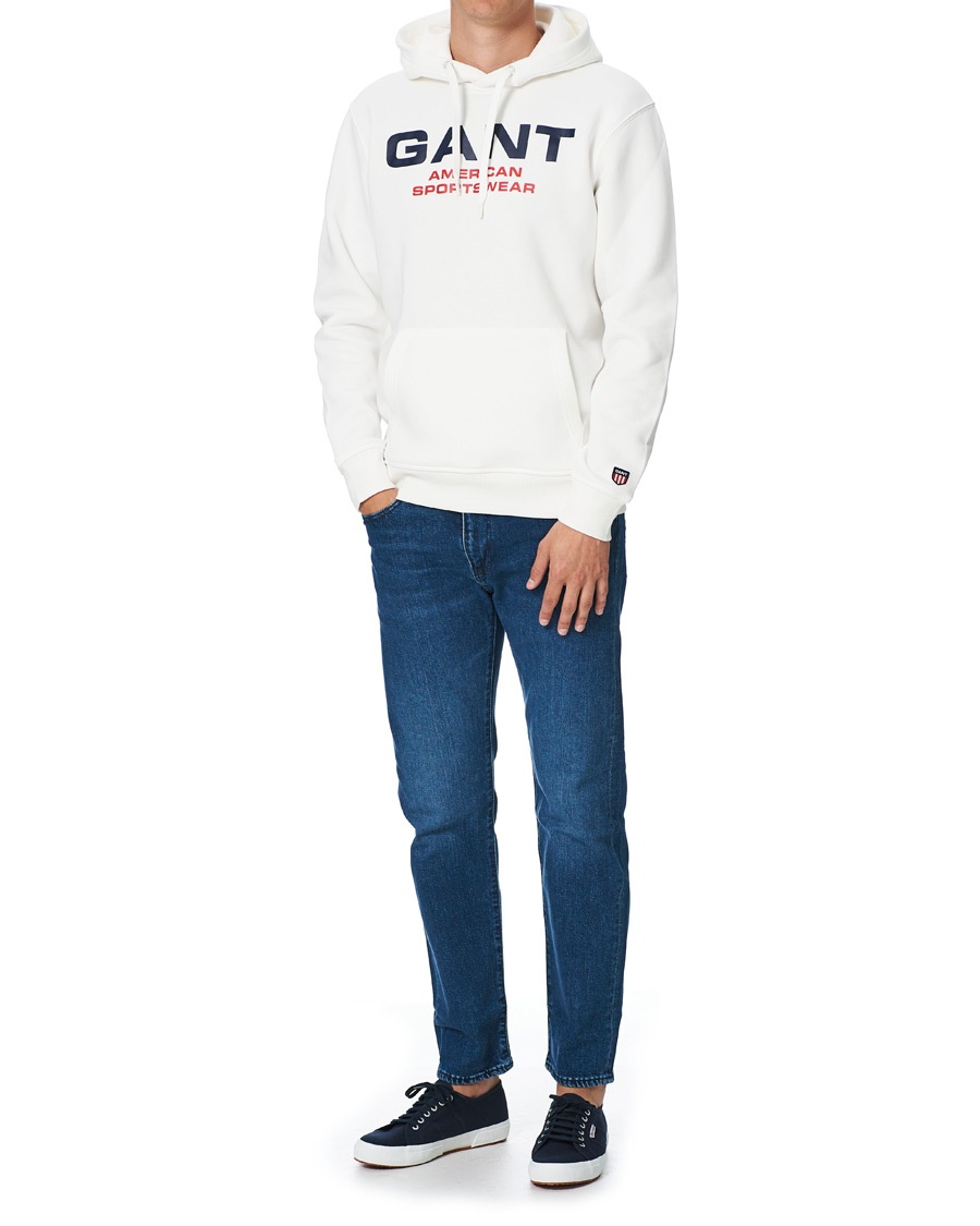 Homme | Pulls Et Tricots | GANT | Retro Shield Hoodie Eggshell