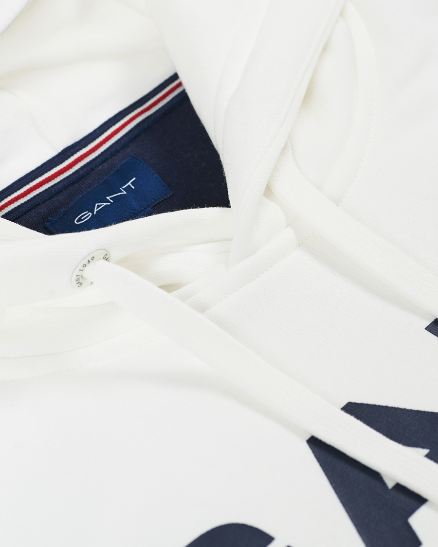 Homme | Pulls Et Tricots | GANT | Retro Shield Hoodie Eggshell