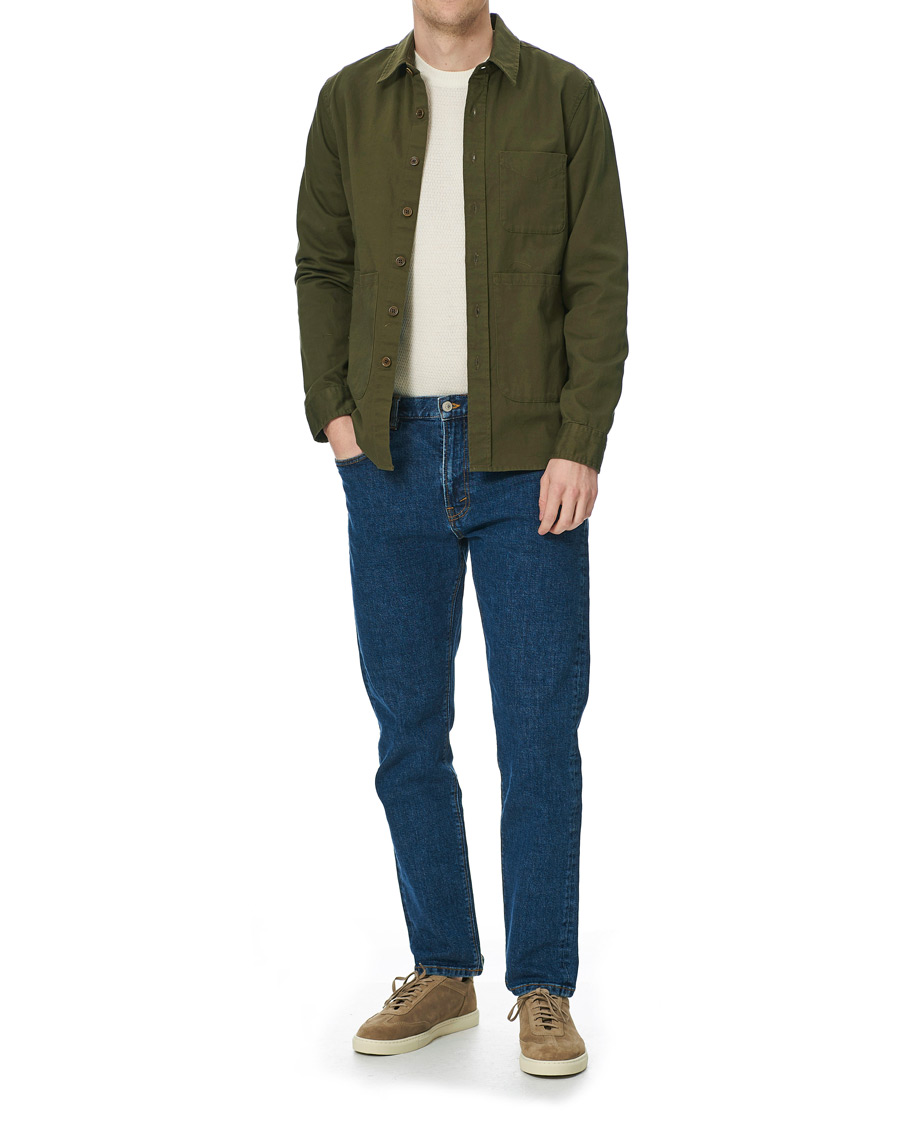 Heren | Overhemden | Aspesi | Heritage Twill Utility Shirt Military