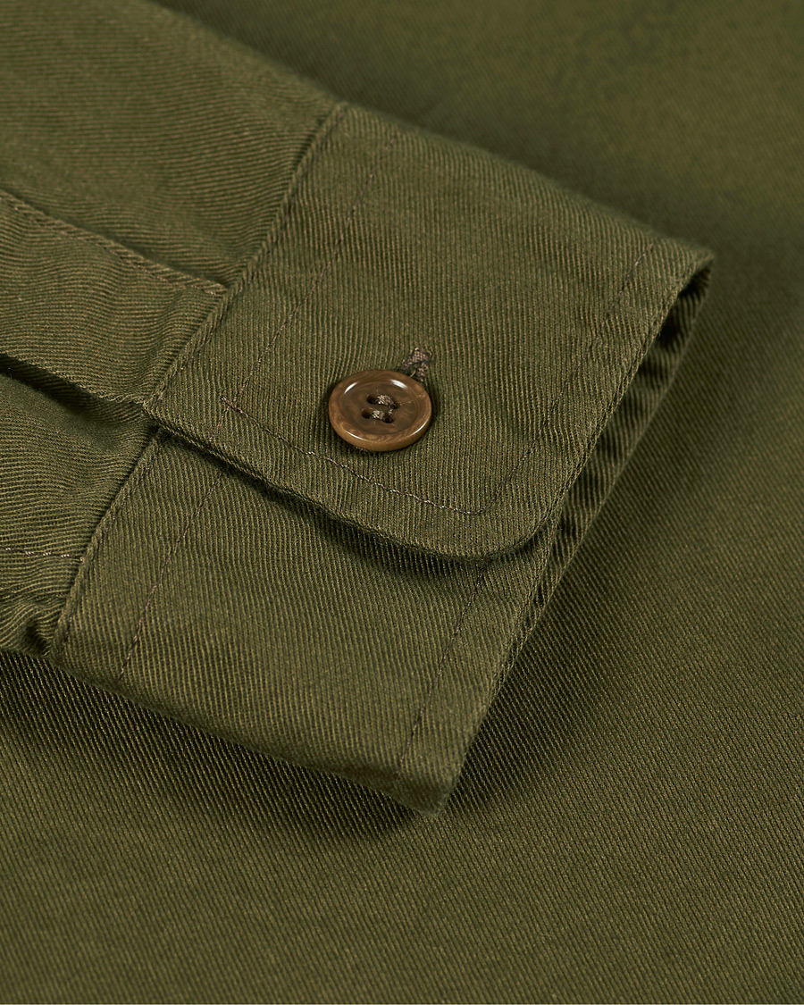 Heren | Overhemden | Aspesi | Heritage Twill Utility Shirt Military