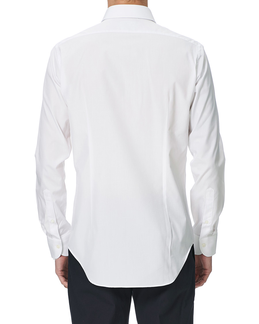 Homme | Chemises | Kamakura Shirts | Slim Fit Broadcloth Cut Away Shirt White
