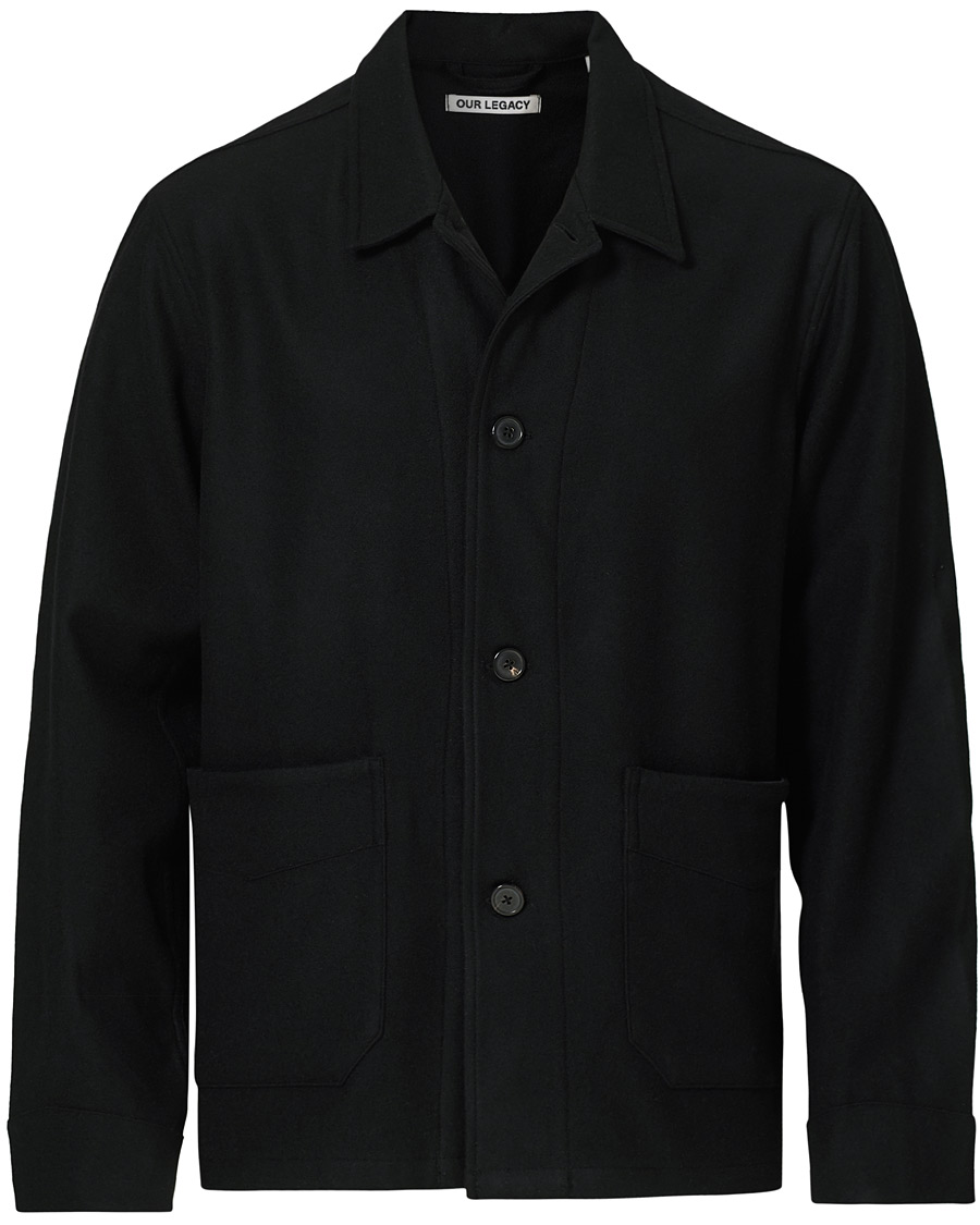 Heren | Jassen | Our Legacy | Archive Box Wool Jacket Black