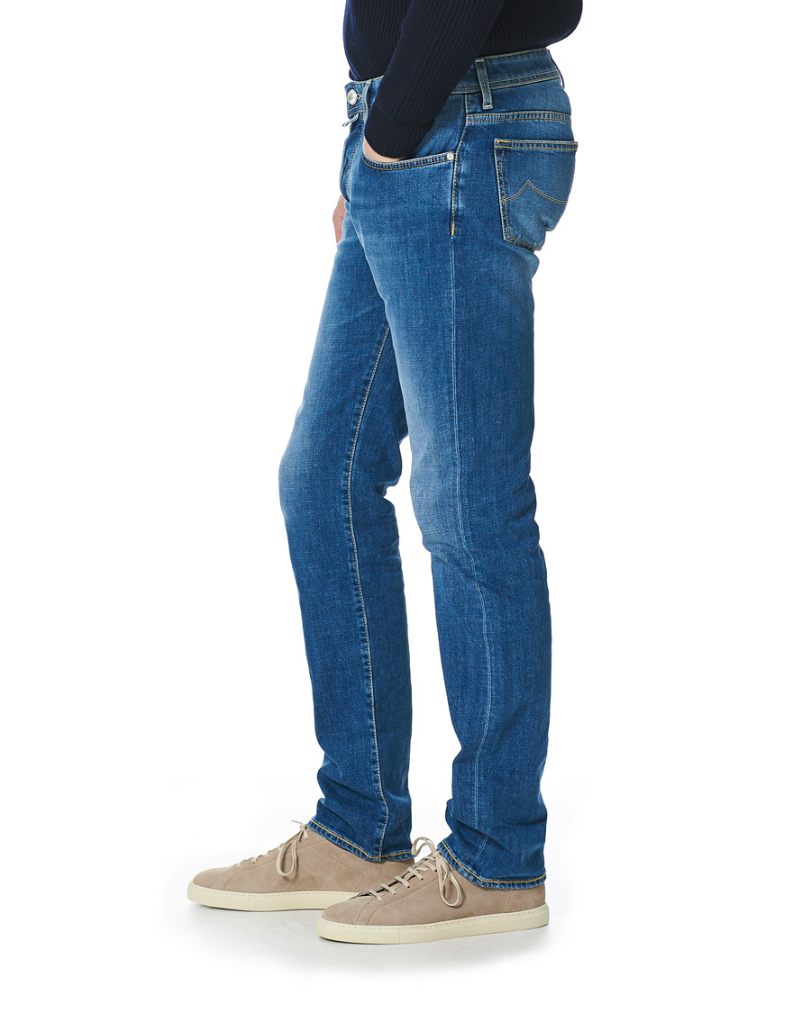 Heren | Jeans | Jacob Cohën | 688 Slim Fit Jeans Light Blue