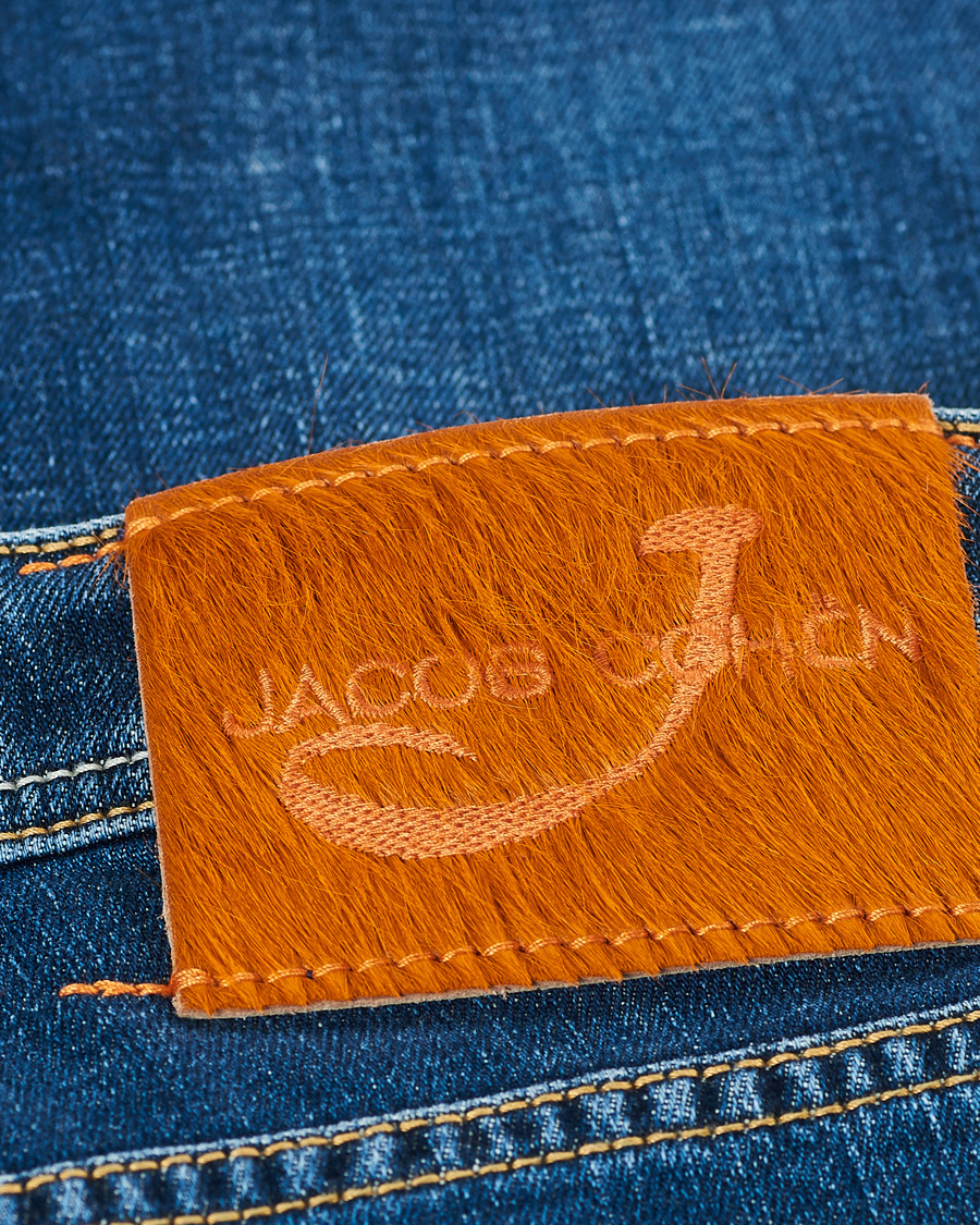 Heren | Jeans | Jacob Cohën | 622 Slim Fit Jeans Mid Blue