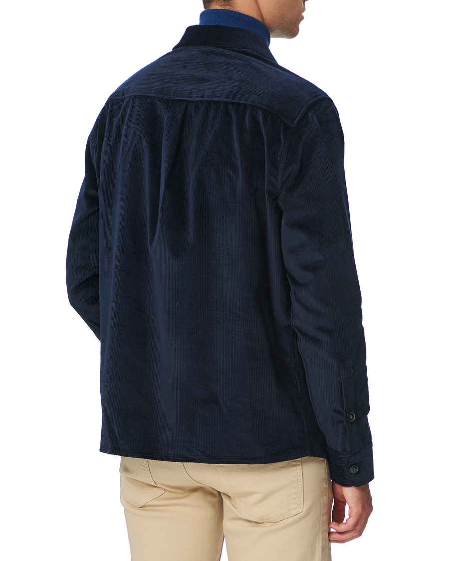 Homme | Chemises | J.Lindeberg | Regular Fit Corduroy Shirt Jacket Navy