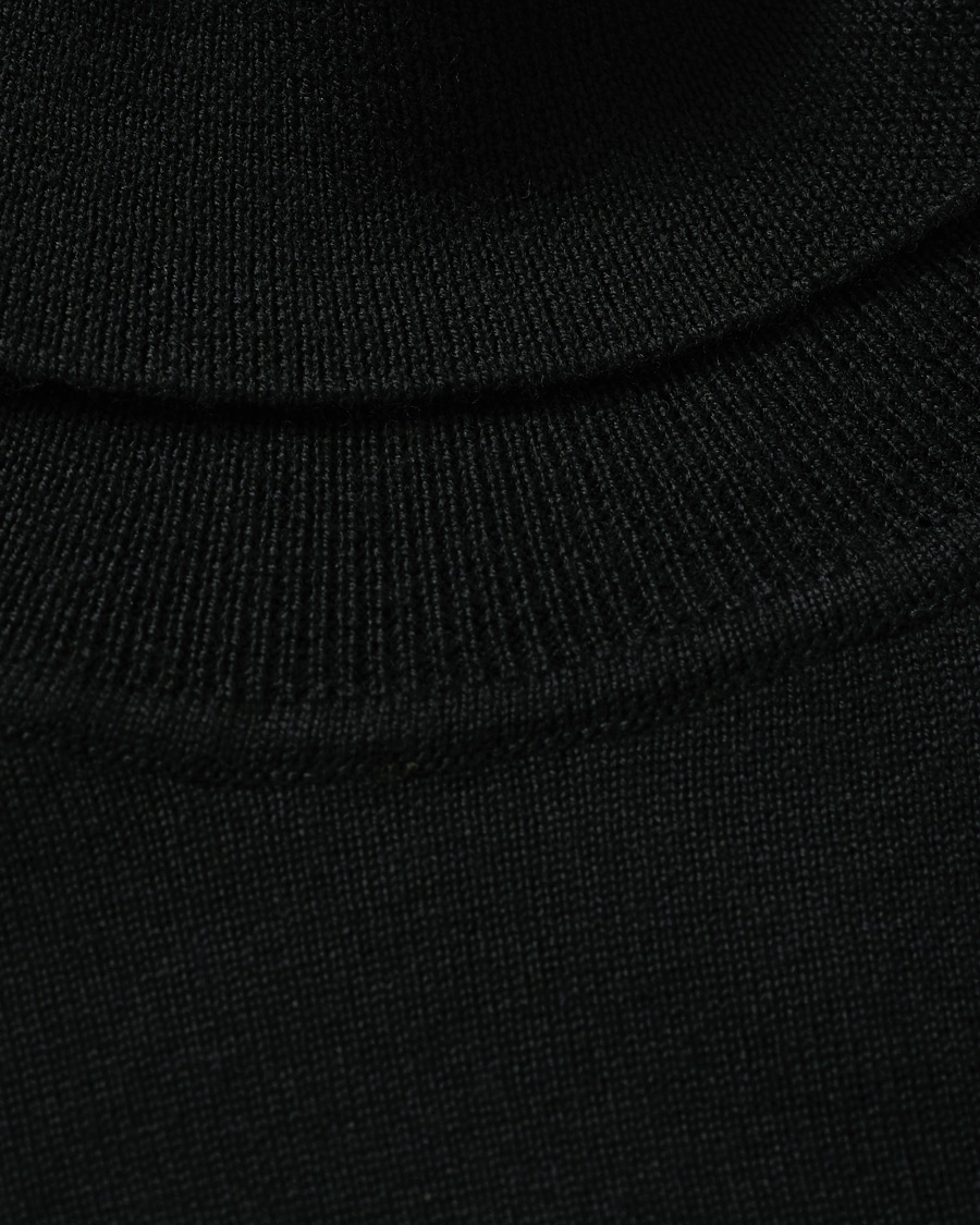 Homme | Pulls Et Tricots | J.Lindeberg | Lyd True Merino Turtleneck Black