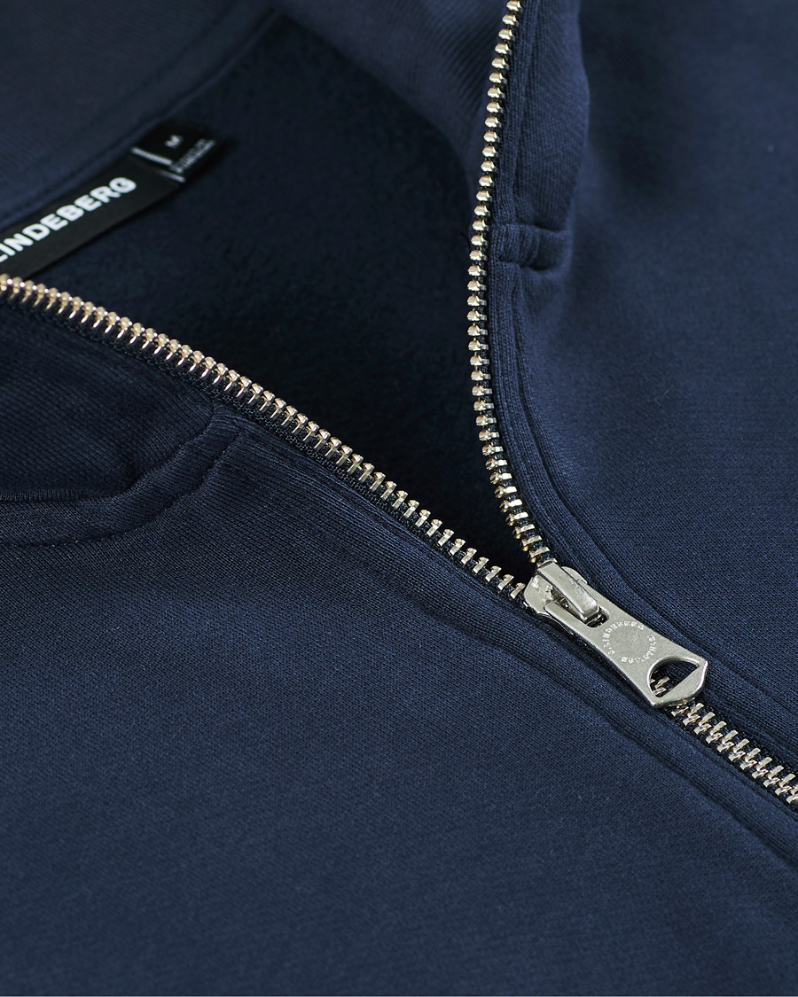 Homme | Pulls Et Tricots | J.Lindeberg | Chip Half Zip Sweater Navy